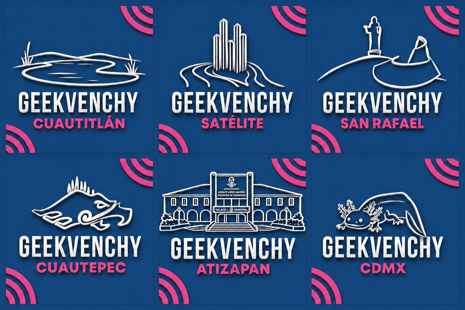 Geekvenchy ubicaciones y diseños